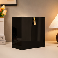 Acrylic Wedding Card Box, Decorative Container for Party Candy, Cajas de Acetato Transparente with