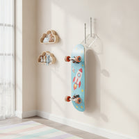 Display Bracket with Hexagonal Base Transparent Acrylic Wall Bracket Acrylic Display Mount Screw-Mounted Compact for Collectors