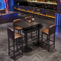 bar stool and table set