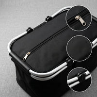 Foldable Portable Car Outdoor Cooler Bag Thickened Large Capacity Insulated Box with Universal Wheels