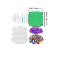 DIY Stepping Stone Kit with Mold Fun Stepping Stone Mold Reusable for Gardeners