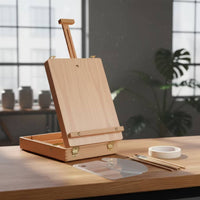 Tabletop Art Easel Portable Tabletop Easel with Storage Folding for Artists, Students, Studio