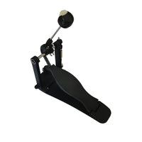 Floor-Mounted Kick Drum Pedal with Adjustable Beater Compact Bass Drum Pedal with Chain Drive Heavy-Duty Sturdy for Drummers, Beginners, Practice Rooms, Rehearsal Areas