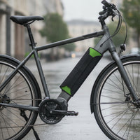 Encircling Cycle Frame Battery Cover Weather Resistant Electric Bicycle Battery Safeguarding Cover Easy to Clean Portable for Winter Riding