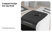 Cools & Humidifies Mini Air Conditioner Fan Humidifier Function Mini Air Cooler Complimentary for Office, Bedroom, Dorm Room