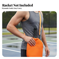 Pickleball Paddle Bag Water-Resistant Pickleball Shoulder Bag Single Strap Racket Backpack Stylish Design Large Capacity