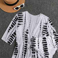 Swimsuit for Girls and Womens Bikini Sets for Water Sports, Three Piece Long Sleeve Printed Design with Mesh Detailing