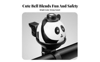 Kids Bike Bell Crisp Sound Cartoon Cycle Bell Easy to Install children's Cycle Chime for Parents, School Route Commute, Outdoor Activities