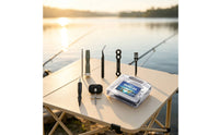 Fishing Reel Tool Kit Compact Reel Maintenance Kit with Case Hand-Held for Garage