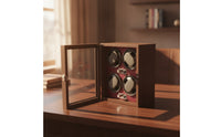 Automatic Watch Winder Extremely Quiet Timepiece Winder Cabinet USB Powered for Enthusiasts, Bedroom, Office, Retail Display
