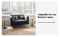 flutedTufted Booth Sofa Comfortable Cushioning Commercial Furniture Modern Design Banquette for Cafe Proprietors, Lounge Area, Bar, Office Reception
