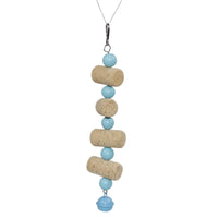 Cork Block Gnaw Toy With Bell Hanging Bird Gnaw Toy Materials Bird Shredding Skewer for Parrots, Cockatiels