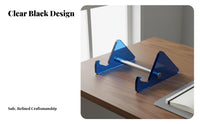 Acrylic Keyboard Stand High Clarity Acrylic Keyboard Display Shelf Desktop Organizer Modern Design Cut Even Border S
