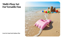 Kids Rake and Shovel Set Colorful Beach Toy Set Kids Sand Shovel Lightweight Sand Digging Tool Sturdy Construction