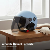 Helmet Four-Season Use Motorcycle Half Helmet Lightweight and Comfortable Unisex Cap for Men, City Riding, Cruising, Road Trips