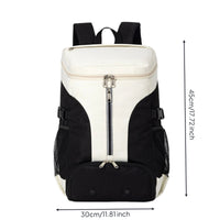 Logo Custom Badminton Backpack Two Shoulder Straps Large Capacity Sports Backpack Mesh Pockets Athletic Gear Water-Resistant for Students