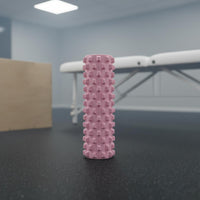 Ridged Ridged Foam Roller Cylindrical Hollow Foam Roller Rounded Ends Target Tight Muscles for Stretching
