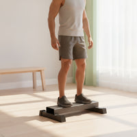 Calf Stretching Board Stable Stretching Board Low-Profile Heel Raise Block for Strength Training