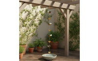 Bee-Themed Rain Chain Weather-Resistant Hanging Bee Chain Rust-Resistant Tiered Rainwater Collector for Porch