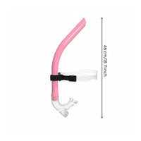 Swim Training Snorkel Adjustable Strap Training Snorkel Soft Oral Insert Athletic Equipment