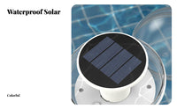 Solar Buoyant Pond Glow Weatherproof Color Changing Pond Glow LED Buoyant Lamp