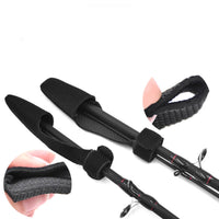 Shielding Fishing Pole Tip Protector with Strap Secure Rod Strap with Tip Cap Long-Lasting Soft for Fishermen