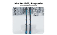 peak-wide Carving Skis Intermediate Level frosty recreation Equipment adaptable descent Boards for Recreational Skiers, Men, Groomers, powder, away from-Piste