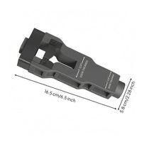 Clamping Head Door Latch Mortise Tool Molded Door Latch Mortise Template Black Accurate