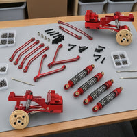 Damping System Kit with Shock Absorbers Aluminum Shock Absorber Kit Replacement Mount for Hobbyists