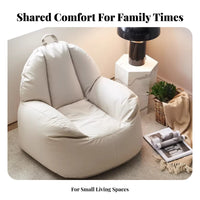 Japanese relaxsign Multi-Person Lounger Relaxed Lounging Bean Bag Chair No Assembly Required Floor Sofa Creative relaxsign for Apartment Dwellers, Young Adults, Sturelaxnts, Balcony, Bedroom, Living Room, Lounge Area