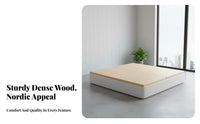 Folding Slat Frame Foldable Design Mattress Foundation Support Bed Base for People with spine Apartment Dwellers, Dorm Room