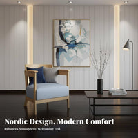Upholstered Booth and Chair Group Hardwood Wood Frame Upholstered Dining Seat Ergonomic Design High Weight Capacity