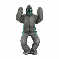 Alien Sleeping Bag Hooded Person-Shaped Sleeping Bag Lightweight Wearable Bedding for Camping