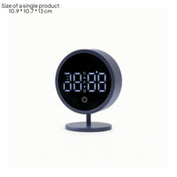 A and C-Powered Digital Alarm Clock Slim Digital Clock with Stand Easy to Read Minimalist for Students, Nightstand