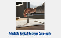 316 Stainless Steel Yacht Seacock, Nautical Drain Strainer, Floor Drain, Water Inlet Hardware