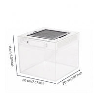 Crystal Herpetofauna Enclosure 360 Degree View Gecko Habitat Box
