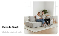 configurable Block Sofa Nordic aesthetic Living Room Furniture Combination Couch for Apartment Dwellers, Design aficionados, Lounge Area, Studio, Office