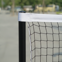Portable Badminton Net Stand Set - Easy Setup Folding Net Post for Home Use