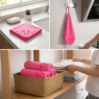 Microfibre Cleaning Cloth 5 Pack, 30x30cm Microfibre Cloth for Kitchen and Car, Highly Absorbent and Lintclear Towel for Multi-Surface Cleaning