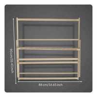 Wooden Weaving Loom Kit Screen-Unrestricted Activity Solid Wood Weaving Frame
