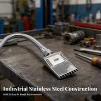 Stainless Steel Air Resistant 16-Hole Wide Air Current 16 Hole Dust Blowing Nozzle for Dehydrating, Cleaning, Cooling