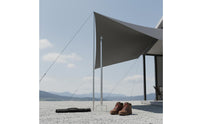 Stainless Steel Tent Pole Heavy Duty Tarp Pole Rust-Resistant Canopy Support Rods for Outdoor, Beach, Backyard