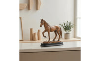 Horse Figurine Resin Decor Compact for Tv Cabinet, Desktop