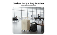Telescopic Handle Hardside Suitcase rigid case Hardside cabin luggage Combination Lock Rolling Luggage long-lasting rigid shell for journeyers, Frequent Flyers, journey, journeys, short weekend journeys, Airports