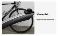 Cycle Mudguard Set Sturdy Front and Rear Bike Mudguards Reflective Bike Fenders Lightweight Cycling Gear Streamlined Design