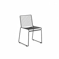 Stackable Geometric Wire Chair Nordic design hollowdoor Furniture Hollowed-hollow Design Garden Seating long-lasting Steel Construction for Cafe Owners, Homeowners, Adults, Patio, Dining Room, Balcony, Porch