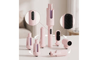Hair Styling Device with Interchangeable Heads Multifunctional All-Purpose Hair Styling Tool Portable Air Styling Tool for Commuters, Travel