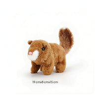 Electronic Stuffed Squirrel Electric Walking Squirrel Toy Fuzzy Soft for Children, Playtime, Bedroom