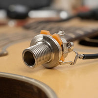 No Battery Adhesive Piezo Pickup Wired Lead Piezo Guitar Pickup Mounting Hardware Touch-Sensitive Transducer Easy to Install
