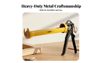 Rotating Caulk Revolving Barrel Caulking Labor-Saving Design Hand Tool for DIY Enthusiasts, Craftspeople, Window Sealing, Home Improvement, Lavatory
